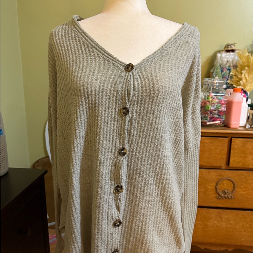 Women's Button-Up Sweater